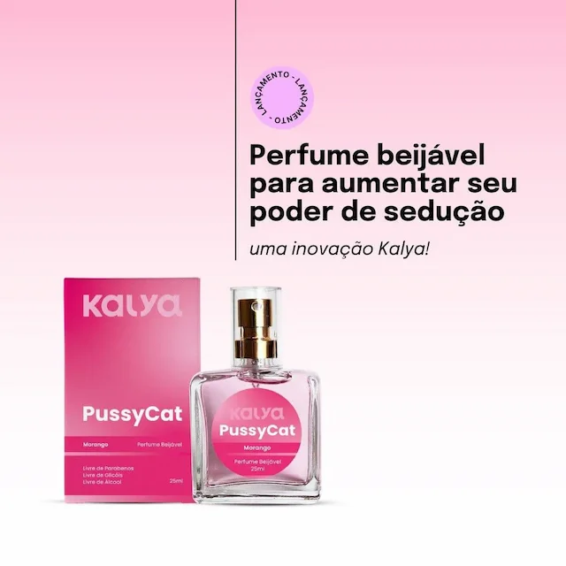 Perfume Beijável para ppk sabor morango