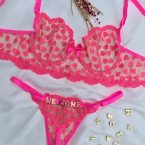 Conjunto Personalizável Lulu Pink Neon