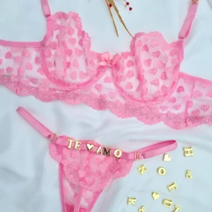 Conjunto Personalizável Lulu Rosa Claro
