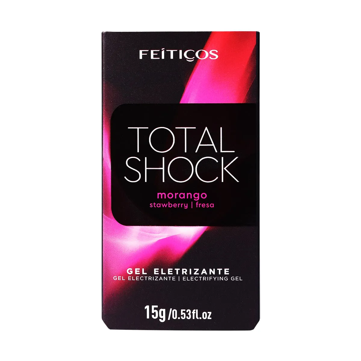 GEL VIBRADOR - TOTAL SHOCK MORANGO - Image 3
