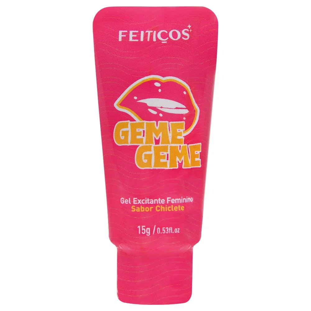 Geme Geme Gel Excitante Feminino (Sabor Chiclete)