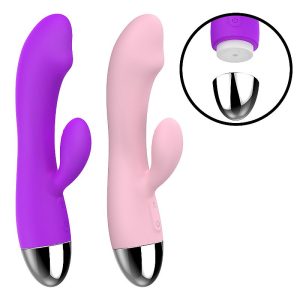 Vibrador de Ponto G e Clitóris - Recarregável