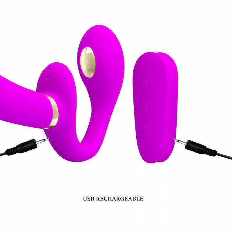 Vibrador de Ponto G e Clitóris com choque Strepless - Thunderbird - Pretty Love - Imagem 6