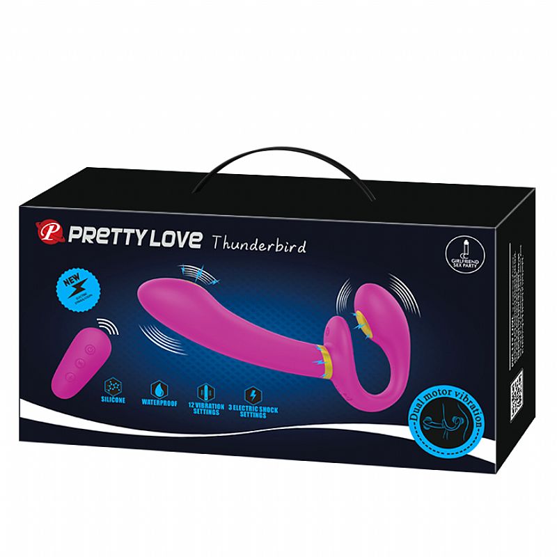 Vibrador de Ponto G e Clitóris com choque Strepless - Thunderbird - Pretty Love - Imagem 7