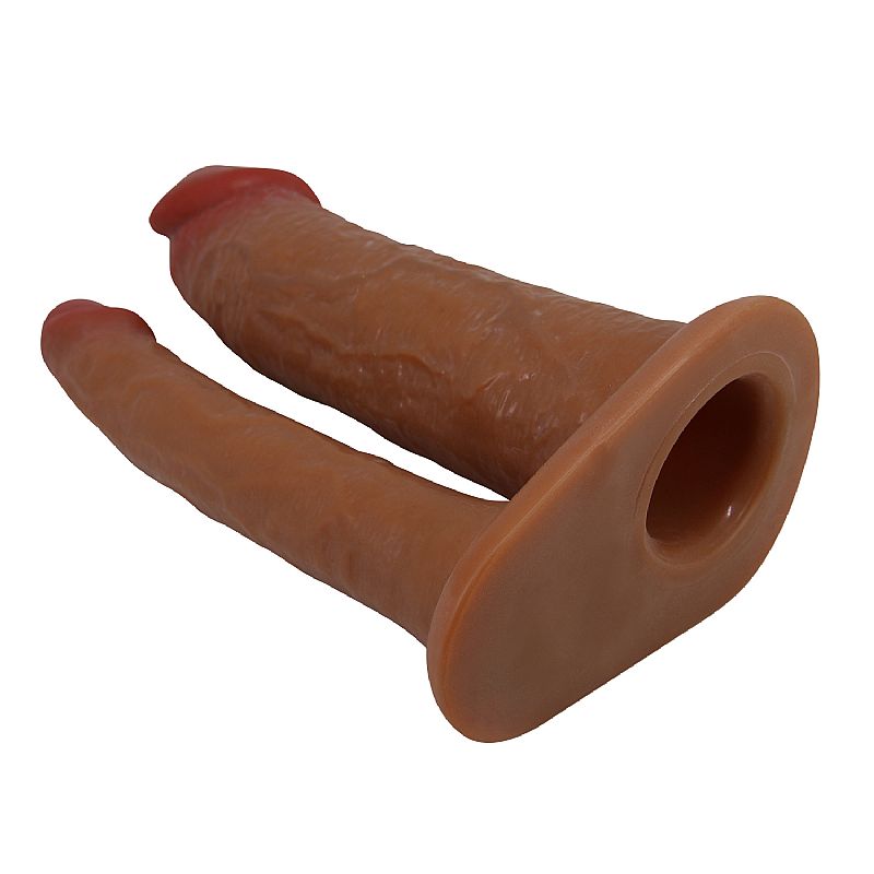 Capa Peniana com Cinta e Pênis Duplo - 17.5 X 4.2 - Keaven - Pretty Love - Image 4