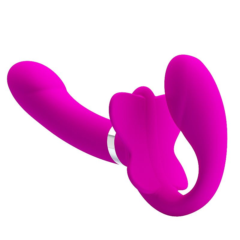 Vibrador de casal com Ponto G Strapless - Valerie - Image 3