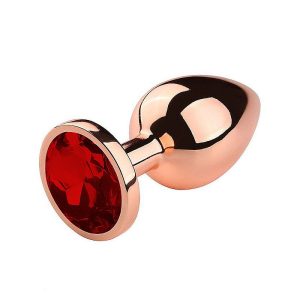 Plug Anal de Aço Rose -M