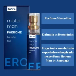 Perfume Masculino Com Feromônio Pherome Mister Man