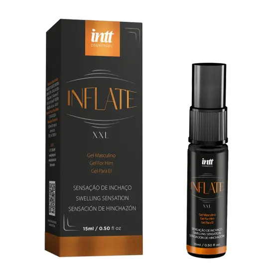 Inflate Intt Gel Vasodilatador Masculino Com Efeito Quente 15G