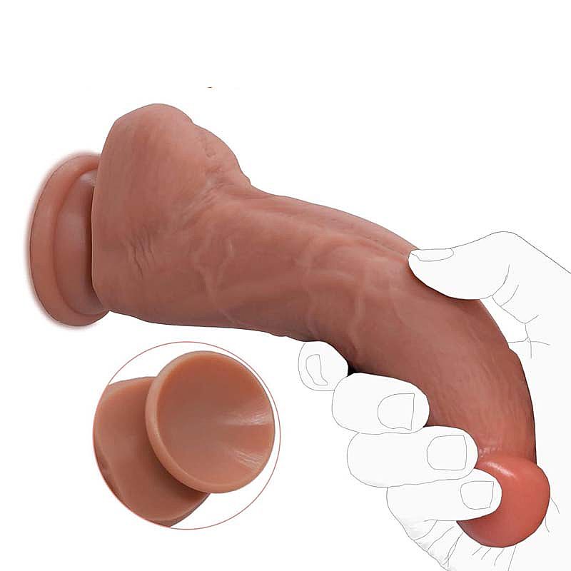 Pênis Super Realístico em Silicone Líquido - 20,0x4,8 - Imagem 6