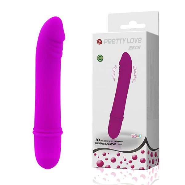 Vibrador Puro Silicone. 10 níveis de vibração - Beck