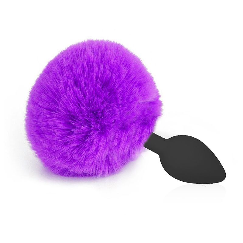 Plug Anal em Silicone - Pompom de Coelho - Tamanho - G - Imagem 3