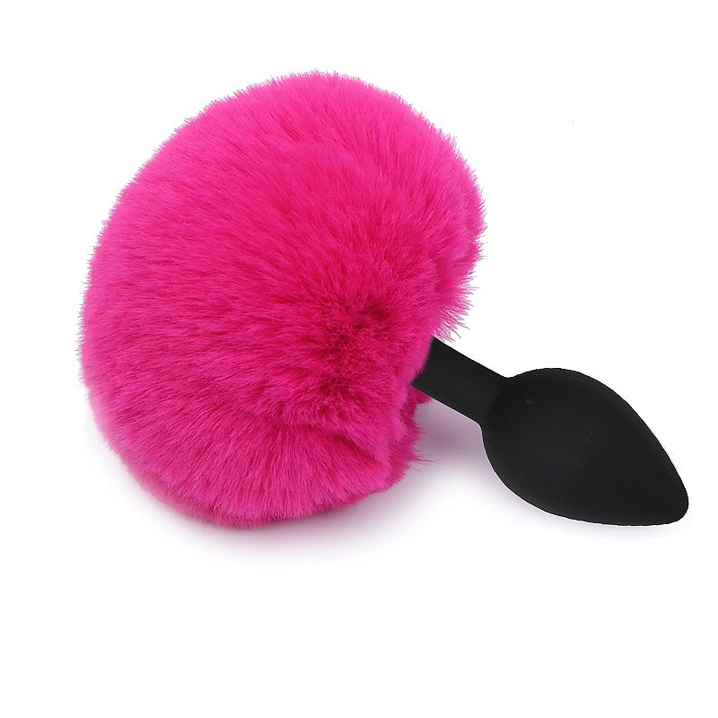 Plug Anal em Silicone - Pompom de Coelho - Tamanho - G - Imagem 4