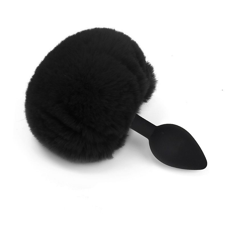 Plug Anal em Silicone - Pompom de Coelho - Tamanho - G - Imagem 6
