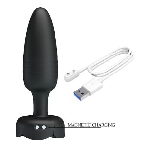 Plug Anal com Vai e vem / Luz de Led - Tarion