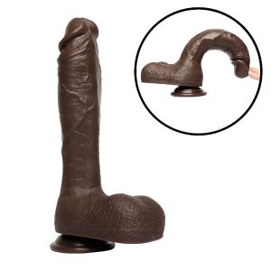 Pênis Realístico - 25,0 x 4,8 cm - Marrom