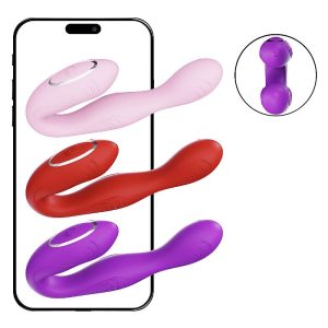 Vibrador de Ponto G e Clitóris - via APP - À Longa Distância