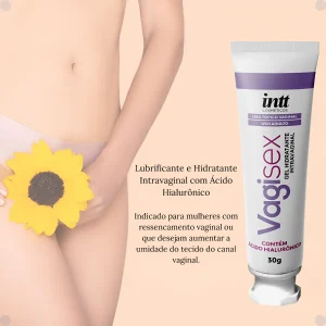 Vagisex Gel Lubrificante Hidratante Intravaginal 30g Intt