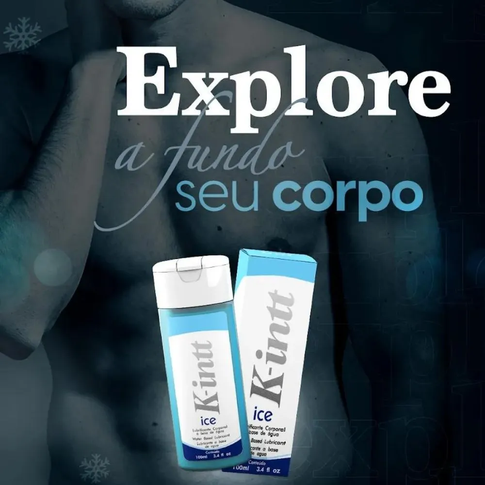 K-intt ice gel deslizante à base de água com efeito gelado 100ml - Imagem 4