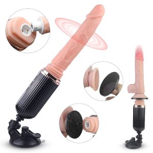 Máquina do Sexo Gatling Plus-Vai e vem com Controle Remoto