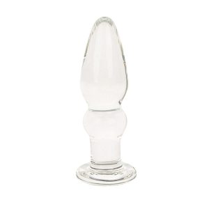 Plug Anal de Vidro - Formato Cônico - 11,0 x 3,2 cm