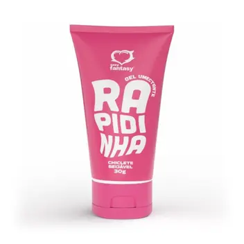 Gel lubrificante beijável chiclete 30g-Rapidinha