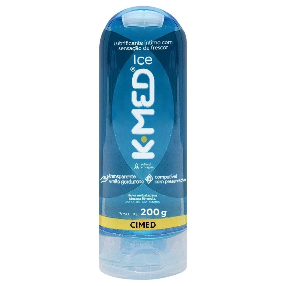 Lubrificante Íntimo Efeito Gelado Kmed Ice 200g - Imagem 4
