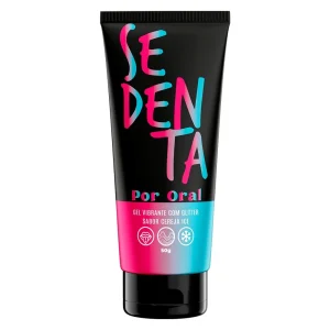 Sedenta Por Oral Cereja Ice-Gel Vibrante Com Glitter 50G