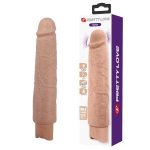 Prótese Realístico com Vibrador - Soren Bege - 25,2 x 4,3 cm - Pretty Love