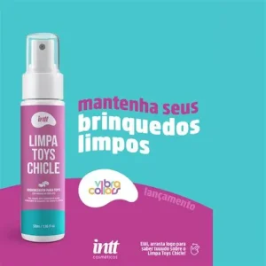 Higienizador Limpa Toys Chiclete 58ml Intt
