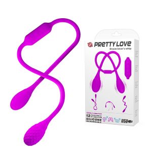 Vibrador de Ponto G e clitóris - Dream Lover's Whip - Snaky duplo