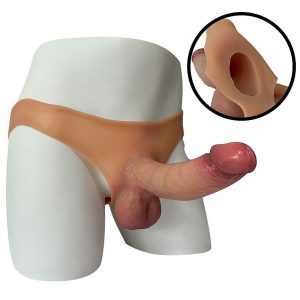 Capa Peniana com Cinta em Silicone Líquido - 19,5x5,0