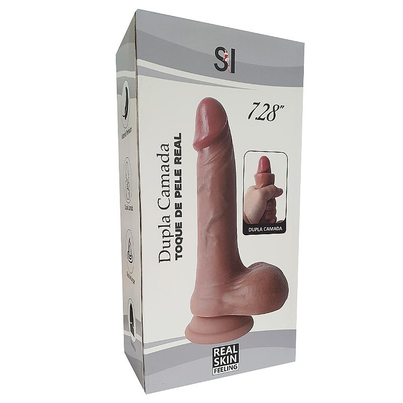 Prótese Realística Dupla Camada - Feito em Silicone Líquido - 18,5 X 3,0 cm - Imagem 6