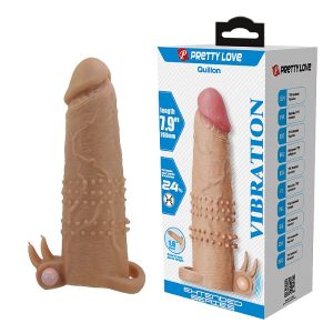 Capa Peniana com Anel de Escroto com Vibro - Quillon - 20.0 x 5.0 cm