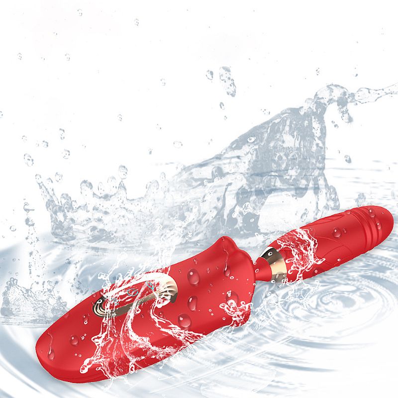 Vibrador em Formato de Boca - com Vai e vem - Imagem 5