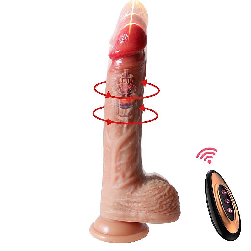 Pênis Realístico em Silicone Líquido com Vai e Vem e Aquecimento - 22,0 x 3,8 - Imagem 2
