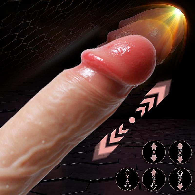 Pênis Realístico em Silicone Líquido com Vai e Vem e Aquecimento - 22,0 x 3,8 - Imagem 3