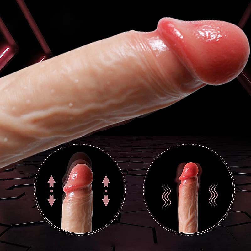 Pênis Realístico em Silicone Líquido com Vai e Vem e Aquecimento - 22,0 x 3,8 - Imagem 4