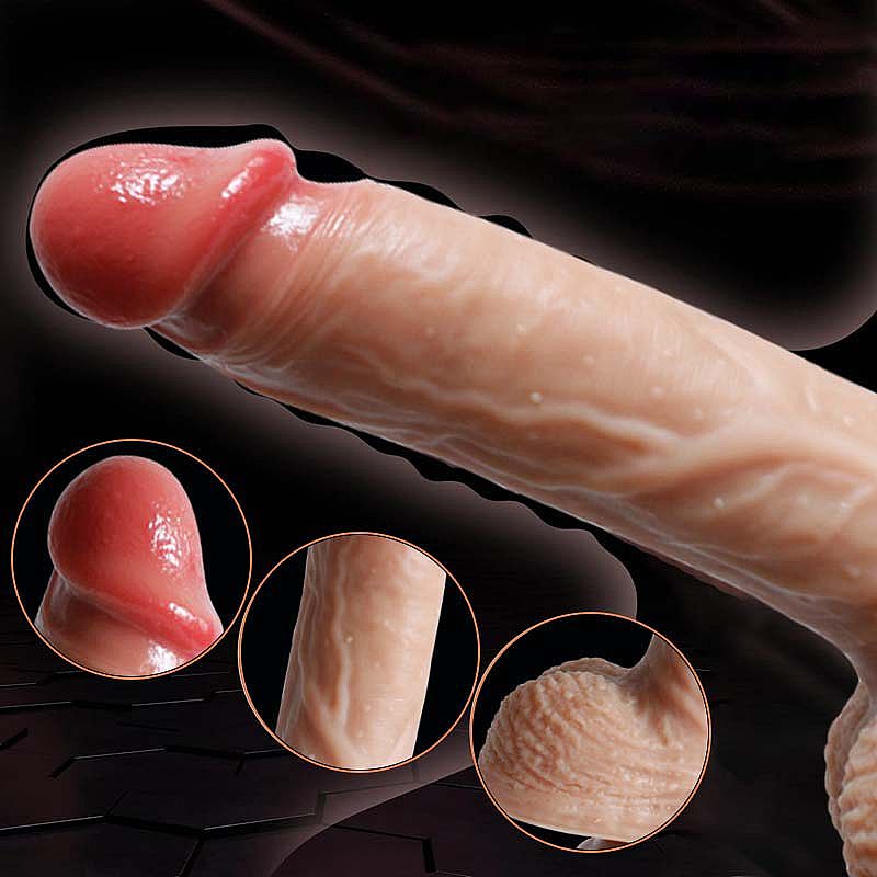 Pênis Realístico em Silicone Líquido com Vai e Vem e Aquecimento - 22,0 x 3,8 - Imagem 5
