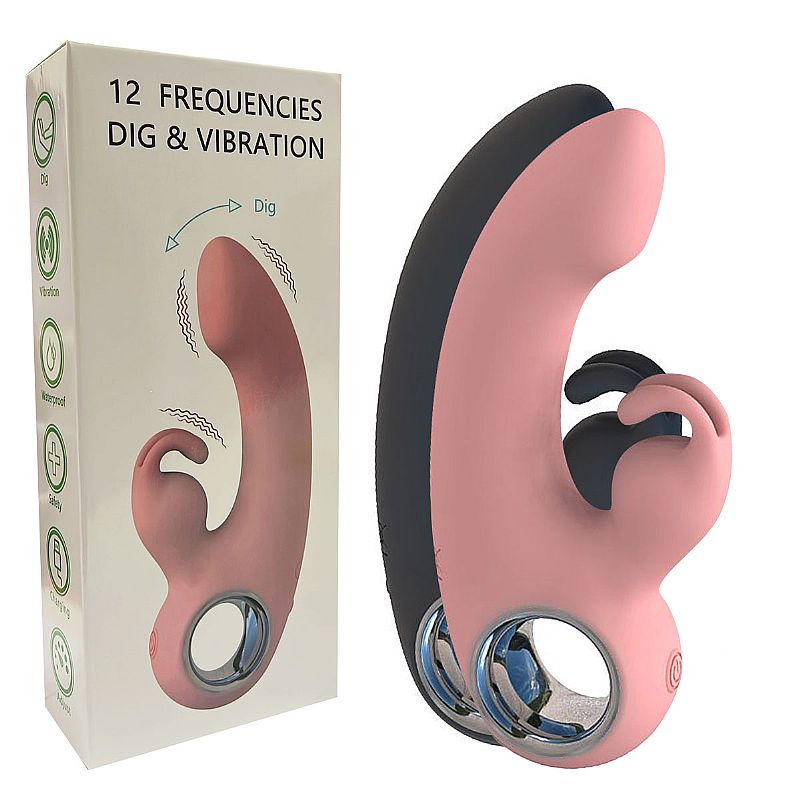 Vibrador de Ponto G e Clitóris com Dedilhar / Vem Cá